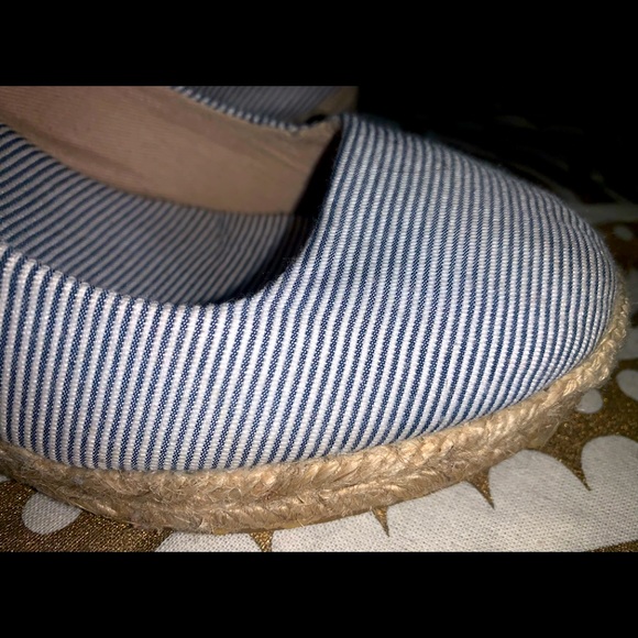 ladies seersucker wedges - Picture 6 of 6